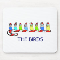 8 Budgies Mousepad