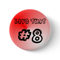 Bouton #8 rond badges publicitaires