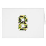 #8 Green & Yellow Camo Card