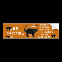 8 LIVES!! BumperSticker