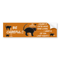 8 LIVES!! BumperSticker