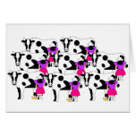 8 Maids Milking Greeting Card