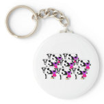 8 Maids Milking Key Chain