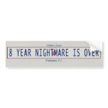 8_Nightmare Bumper Sticker