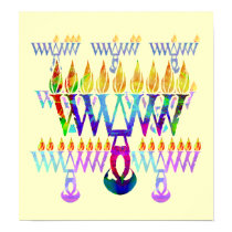 8 Nights Menorah Poster