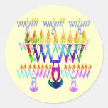 8 Nights Menorah Stickers