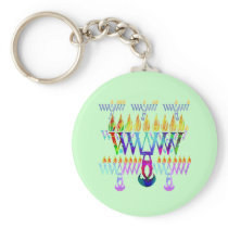 8 Nights Menorah Stickers Keychains