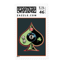 8 of Spades Postage