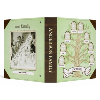 8 Person Family Tree Vinyl Binder by jamierushad