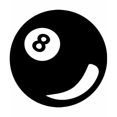 8 pool billiard ball black billiards tshirts by Tomaniac