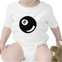 8 pool billiard ball black billiards t-shirts