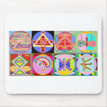 8 PURE Karuna REIKI Signs by Navin Joshi mousepads