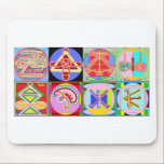 8 PURE Karuna REIKI Signs by Navin Joshi mousepads
