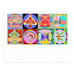 8 PURE Karuna REIKI Signs by Navin Joshi Post Card