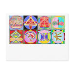 8 PURE Karuna REIKI Signs by Navin Joshi Post Card