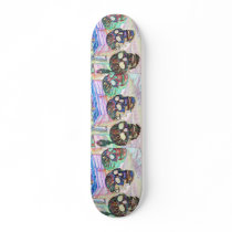 8 Skulls Skateboard by Adamophoto 8 Skulls Skateboard
