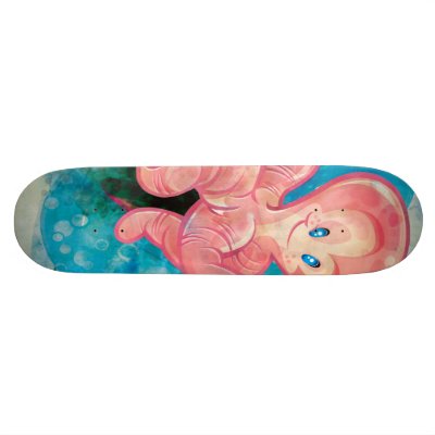 8 UP SKATE DECK by HappyIdiot