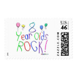 8 Year Olds Rock ! Postage Stamps