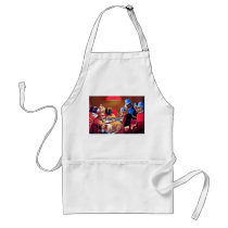 8a Poker Dogs:Pinched with Four Aces aprons by VintagePets 8a Poker Dogs:Pinched with Four Aces aprons