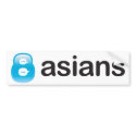 8Asians.com Sticker bumper stickers