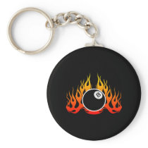8Ball Black Keychain