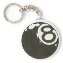 8ball key keychains