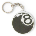 8ball key keychains