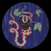 8BALL SKULL stickers