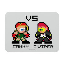 8bit Cammy VS C.Viper Vinyl Magnet