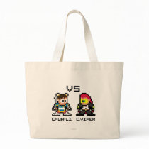8bit Chun-Li VS C.Viper Canvas Bag