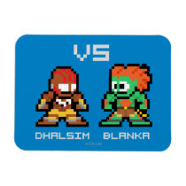 8bit Dhalsim VS Blanka Rectangular Magnet
