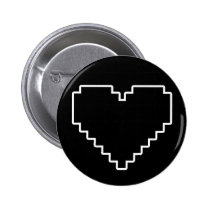 8bit Heart Empty buttons