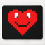 8bit Heart Face Mouse Pads