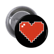 8bit Heart Full buttons