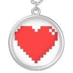 8bit Heart Necklace