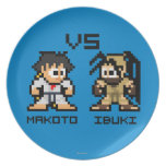8bit Makoto VS Ibuki Party Plates