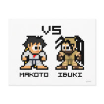 8bit Makoto VS Ibuki Post Cards