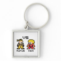 8bit Rufus VS Ken Keychain