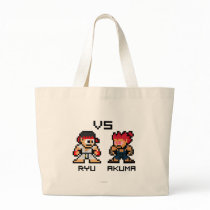 8bit Ryu VS Akuma Bag