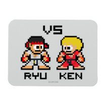 8bit Ryu VS Ken Flexible Magnets