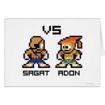 8bit Sagat VS Adon Card