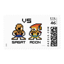 8bit Sagat VS Adon Postage
