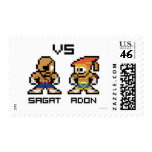8bit Sagat VS Adon Postage