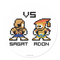 8bit Sagat VS Adon Sticker