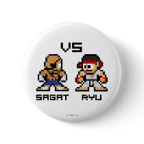 8bit Sagat VS Ryu Pins