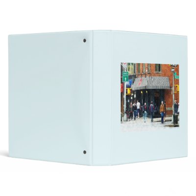8th Ave. and W 22nd Street, Chelsea Vinyl Binders by SusanSavad