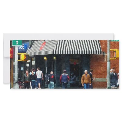 8th Ave. and W 22nd Street, Chelsea Rack Card Design by SusanSavad