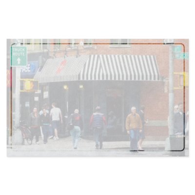 8th Ave. and W 22nd Street, Chelsea Customized Stationery by SusanSavad