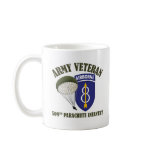 8th Infantry Division, 509th PIR Veteran Coffee Mug