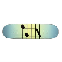 8th note 3 skate deck
